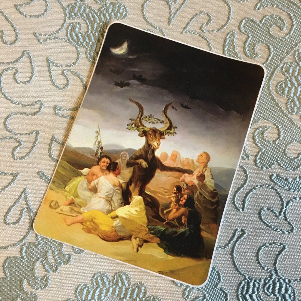 Large Baphomet & Coven Gothic Occult Sticker Bundle 5/$25